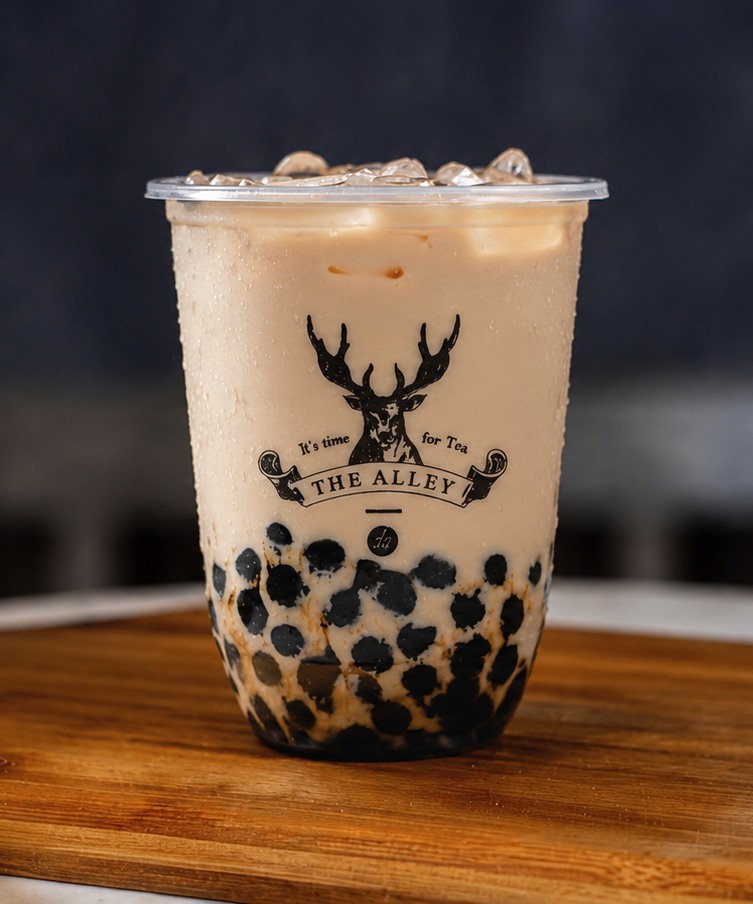 Assam Black Milk Tea with boba